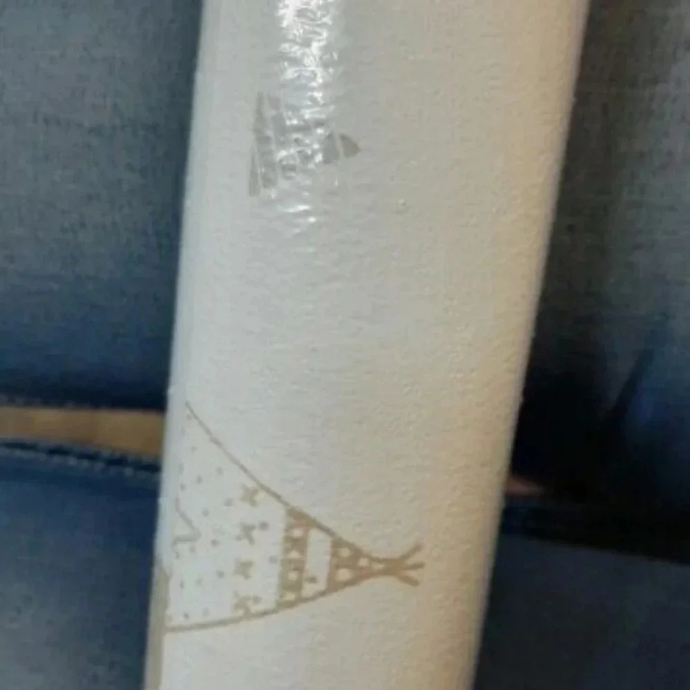 NWT Cristiana Masi Little Explorers Teepees Triangle Gold Gray Galerie Wallpaper